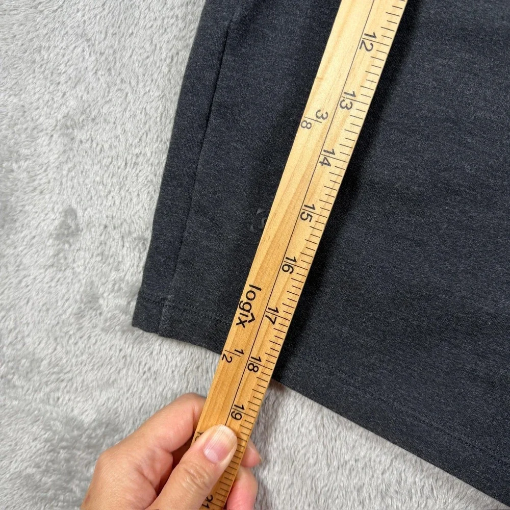Lululemon City Sweat Short Mens Medium Heathered Black 9